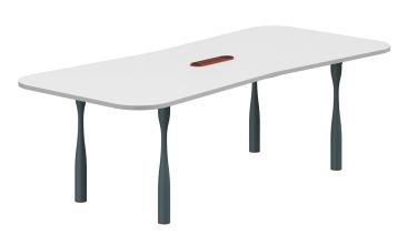 Moderner Büroversammlungstisch Modern office meeting desk